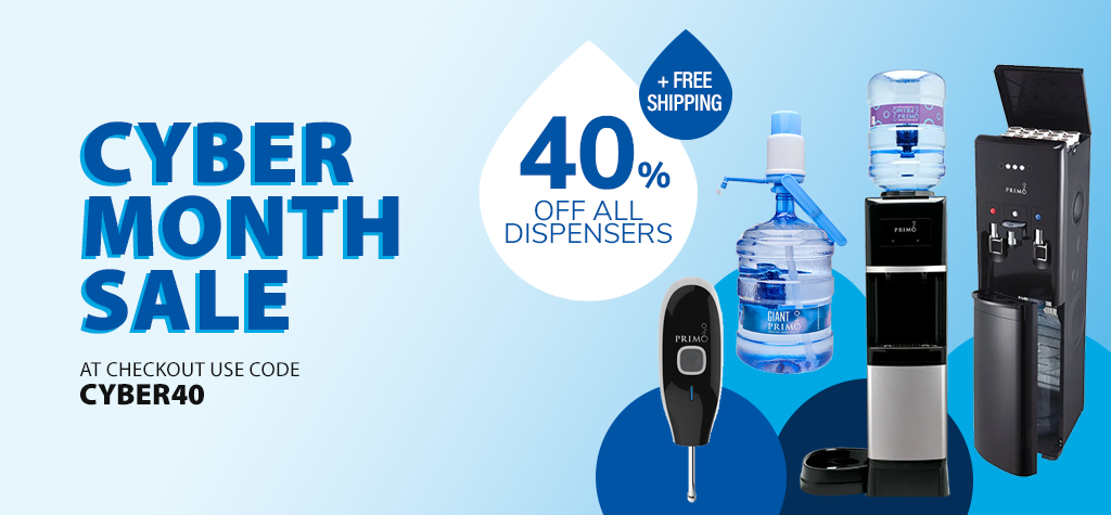 40% off all dispensers with code CYBER40
