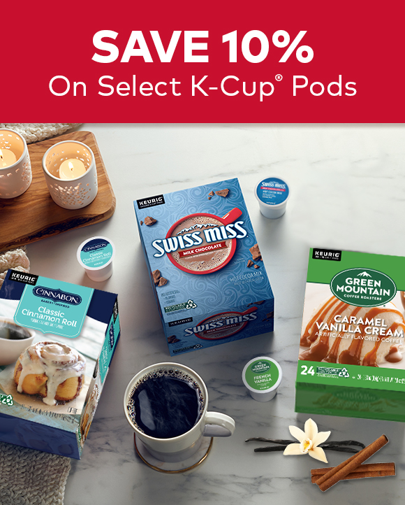 Save 10% on Select K-Cup® Pods
